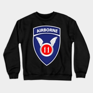 11th Airborne Division wo txt Crewneck Sweatshirt